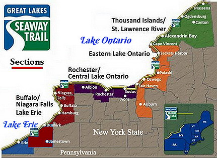 FOUR Sections of Seaway Trail in Upstate NY